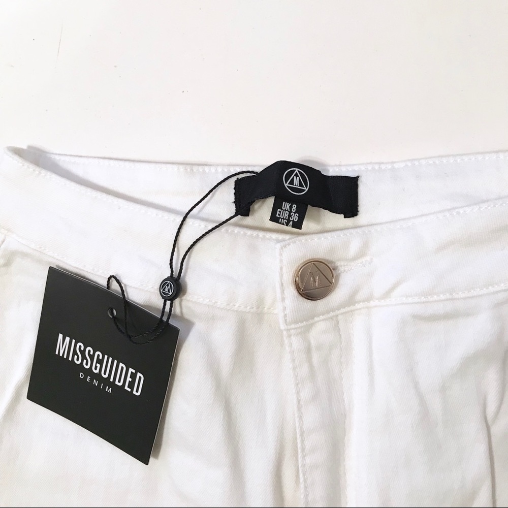 NWT High waisted white skinny jeans